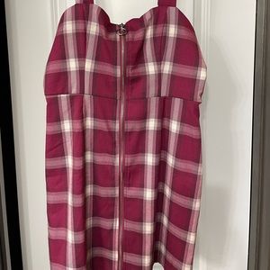 Maroon mini dress